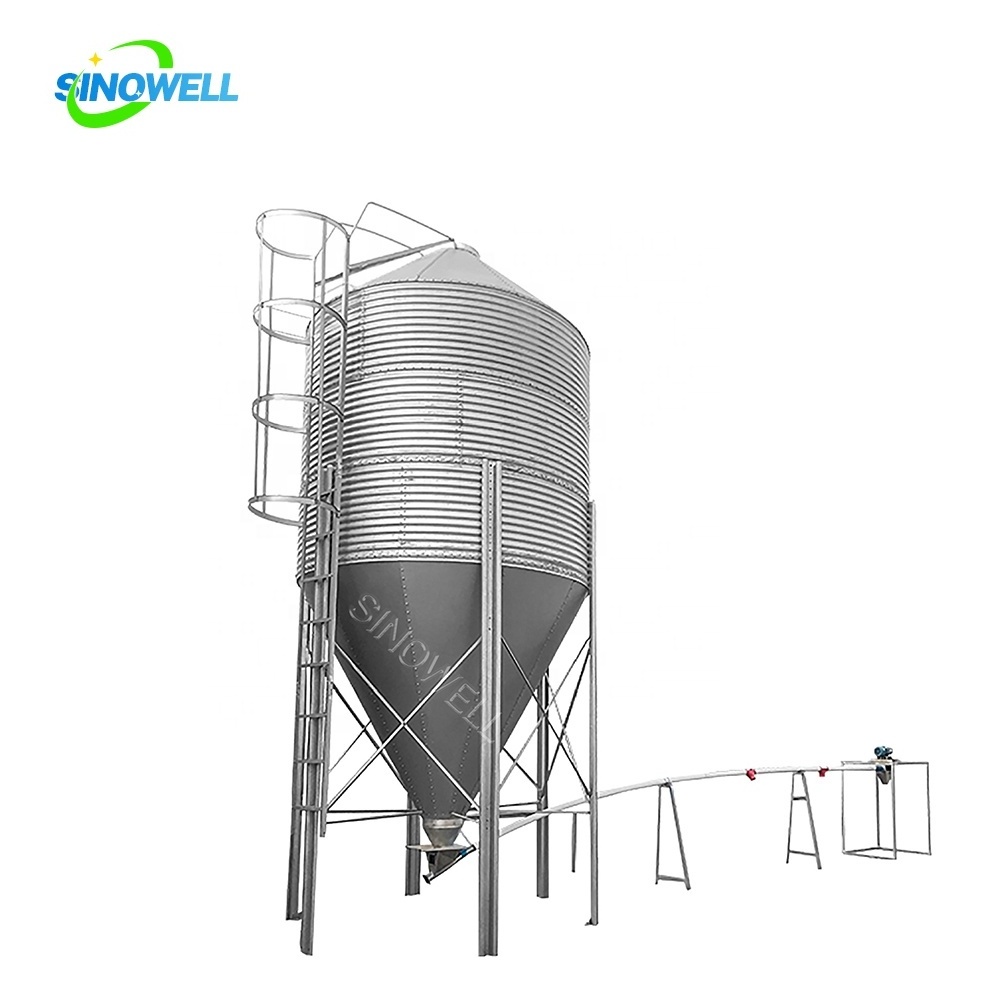 Factory direct sales of high quality products Small Silo For Corn Grain Poultry Feed Bins Small Silo Transport Wheat Silo