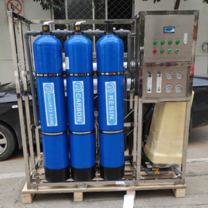 500 l/h osmosis equipment to treat reservoir water with 30 nth pretreatment UF filtration filtered by 5 micron cartridges and th