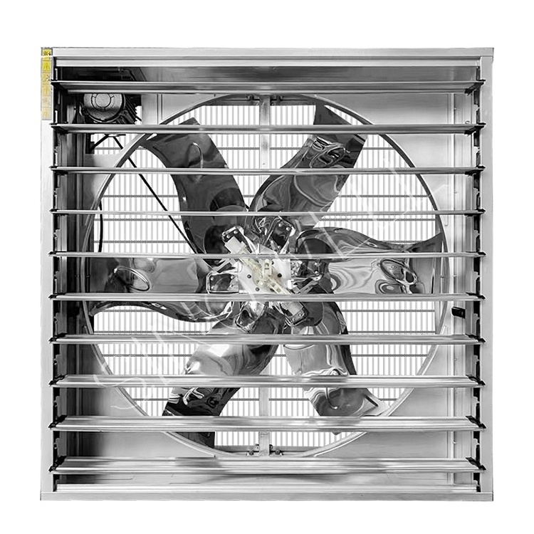 54 inch 24 inch circulation ventilation shutter door exhaust fan axial flow fans for greenhouse poultry farm livestock