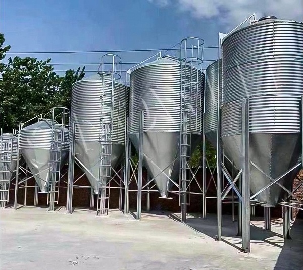 Poultry And Livestock Farming Feed Hopper/feed Bin/feed Tower Silo small grain silos 28 ton capacity farm silos for sale