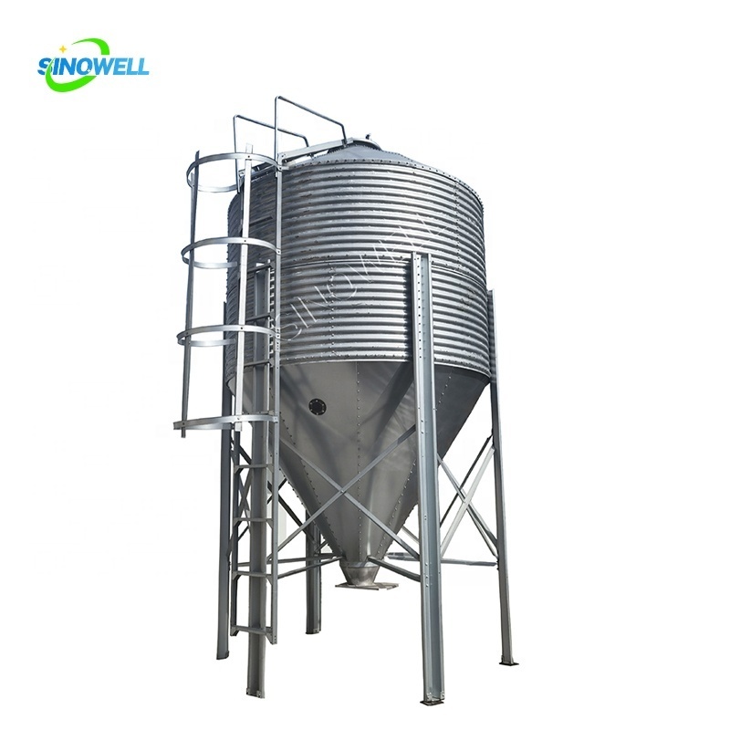 Factory direct sales of high quality products Small Silo For Corn Grain Poultry Feed Bins Small Silo Transport Wheat Silo