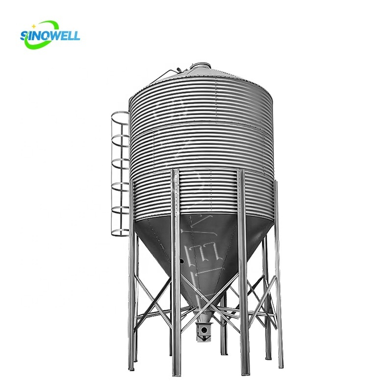 Poultry And Livestock Farming Feed Hopper/feed Bin/feed Tower Silo small grain silos 28 ton capacity farm silos for sale