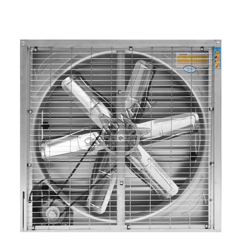 Air blower fan greenhouse 250W Solar Powered Large-scale Exhaust Fan aluminum commercial tunnel ventilation fan