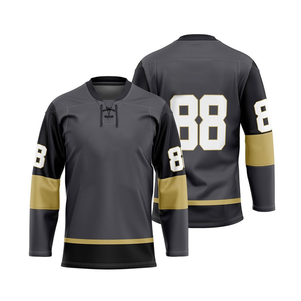 New Design Wholesale Cheap Ice Hockey Jersey Sublimation Ice Hockey Jersey Long Sleeve Ice Hockey Uniform Jersey