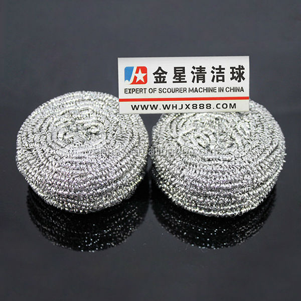 Kitchen Cleaning Scourer Ball, Stainless Steel Scourer, Washing Dish Mesh Scourer