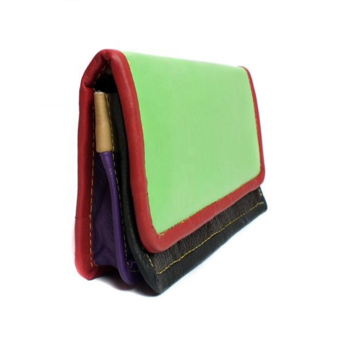 Genuine Leather Multi Color Latest Design Pure Leather Women Wallet