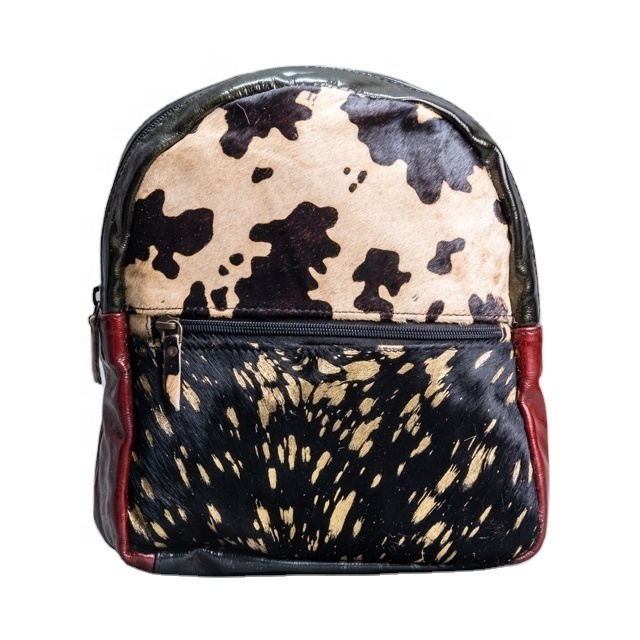 Fashion Leather Animal Print Anti Theft Men and Women  Bags Back Pack Bag Large Capacity  Backpack With Strap Handcrafted Bags