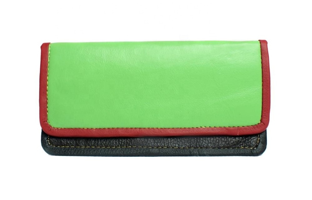 Genuine Leather Multi Color Latest Design Pure Leather Women Wallet