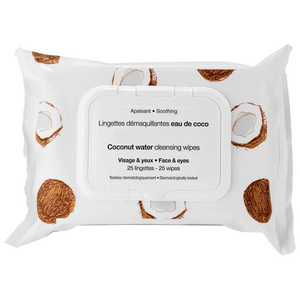 Female Coconut Oil Makeup And Cosmetic Remove Wipes