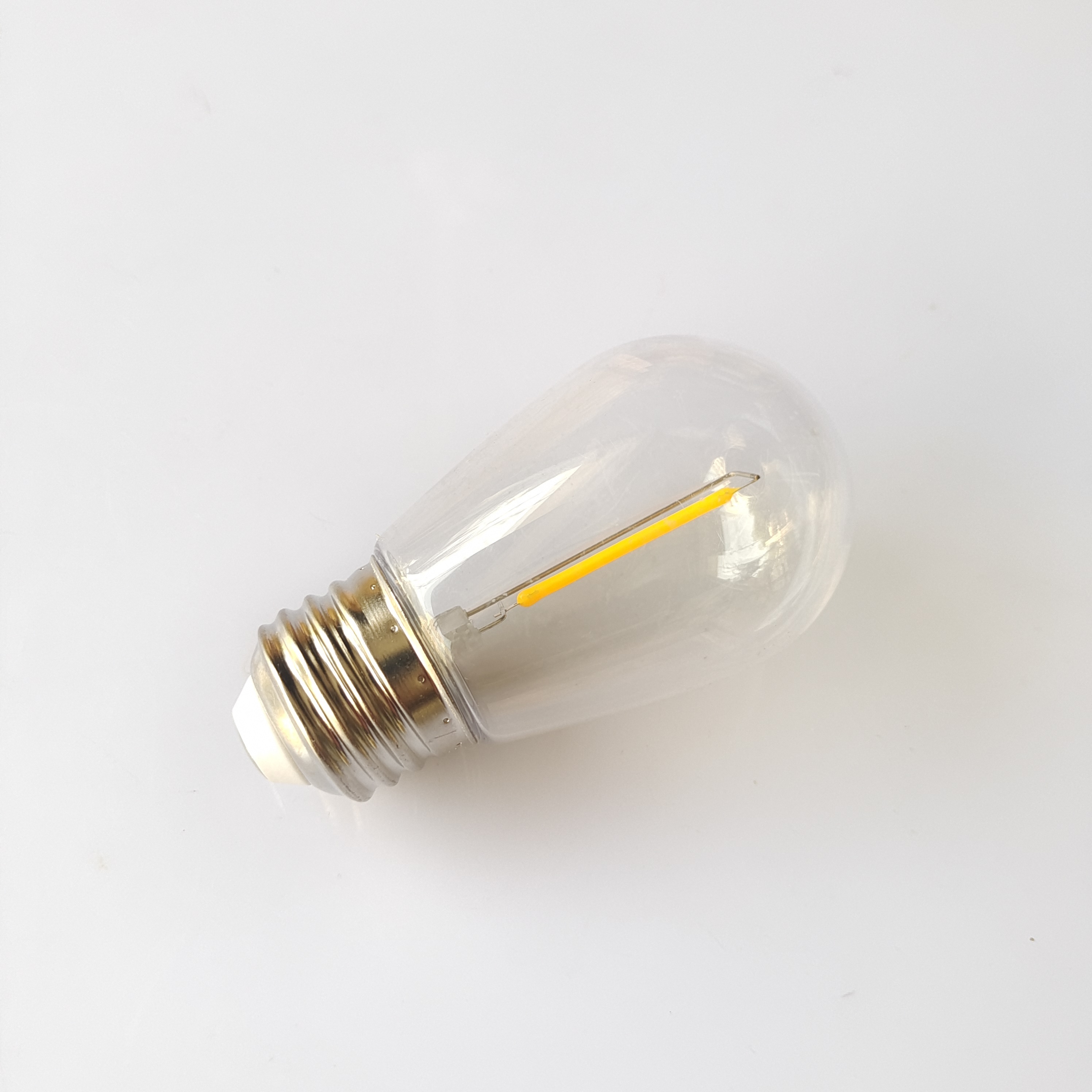 E26/E27  S14 LED Light Bulb Plastic Shell Shatterproof  Lights  Bulb  Warm White Replacement Bulb For String Lights