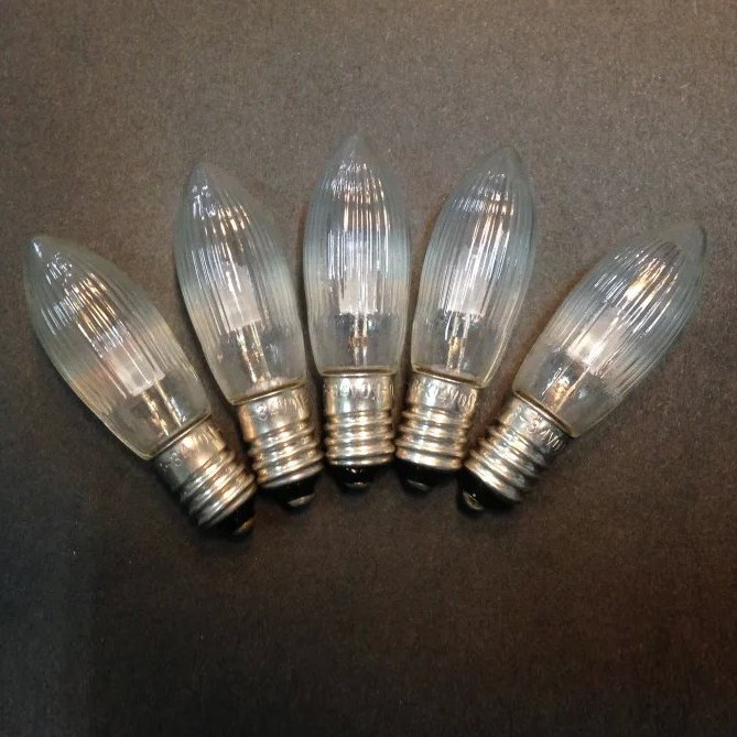 Hot Selling E10  Base 10-55V Warm White Christmas Decoration Candle Bridge Light C6 Led Bulb