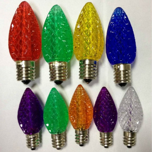 LED 0.3W 0.5 C7 / C9 Christmas decoration lighting bulb of Colors holiday lighting