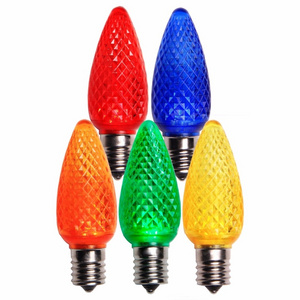 LED Lighting Bulb C7 C9 lamp of 0.5W 0.9W LED 120V 220V Christmas decoration E12 E14 E17