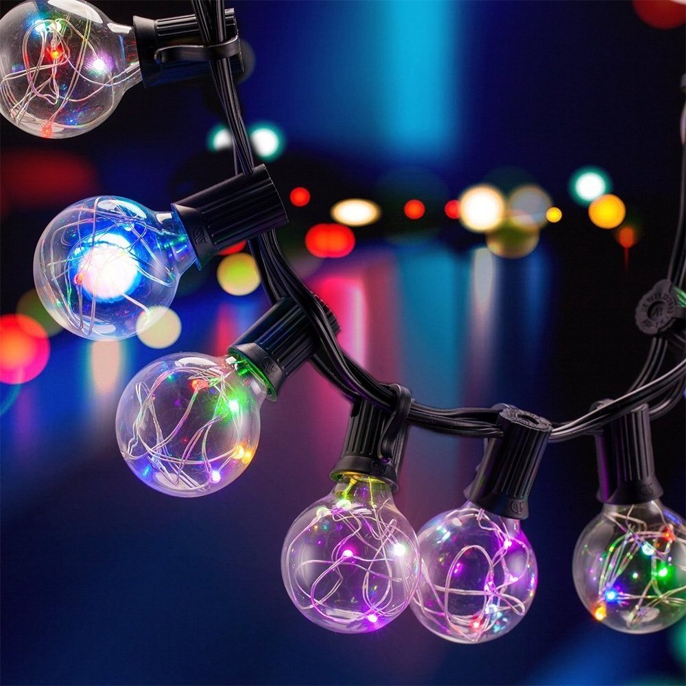 High Quality G40 RGB Led Copper Wire Bulb For String Lights Christmas Light