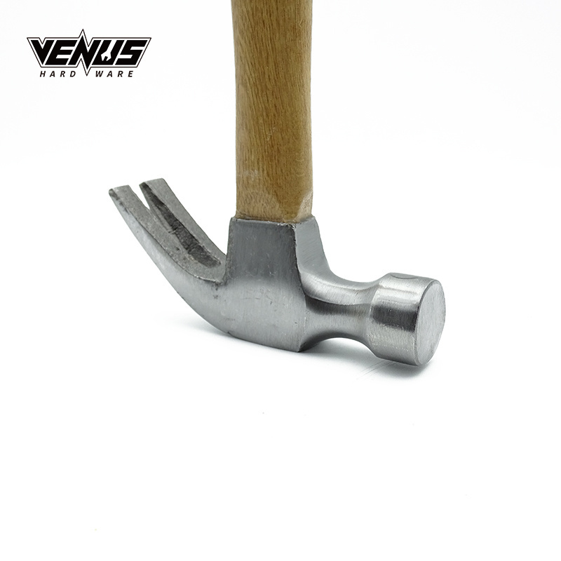 Multifunctional Double Head Carbon Steel Claw Hammer Ball Pein Hammer With Wooden Handle