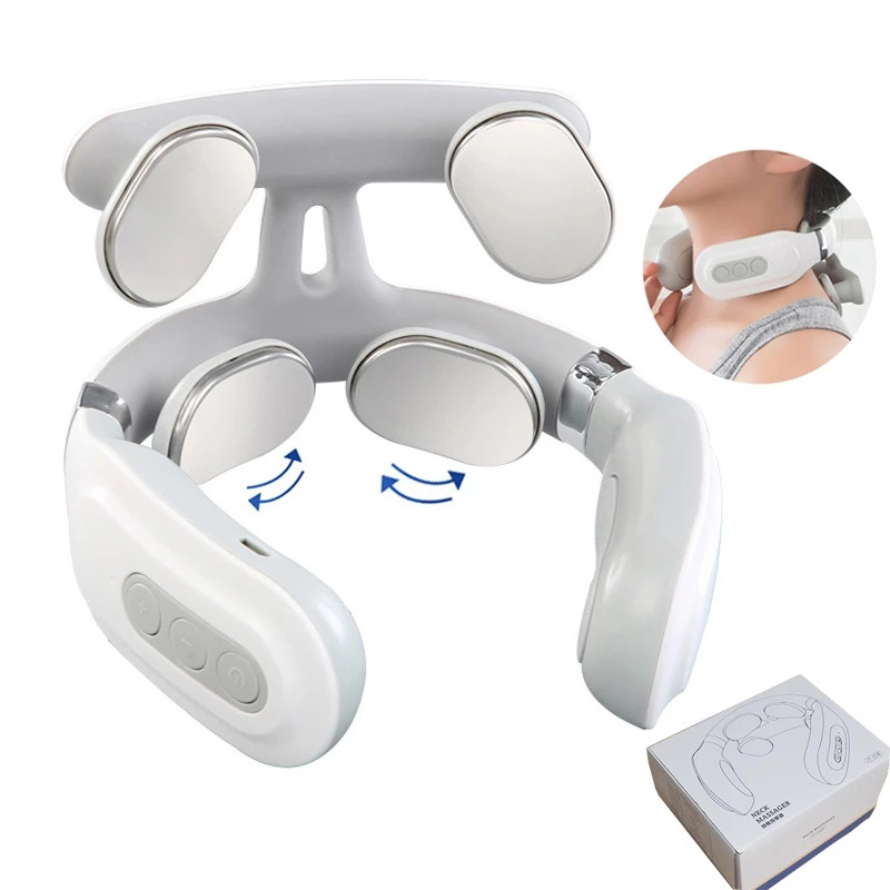 Neck Massager For neck Remote Control Hot Compress Electric Pulse Smart Neck Massager