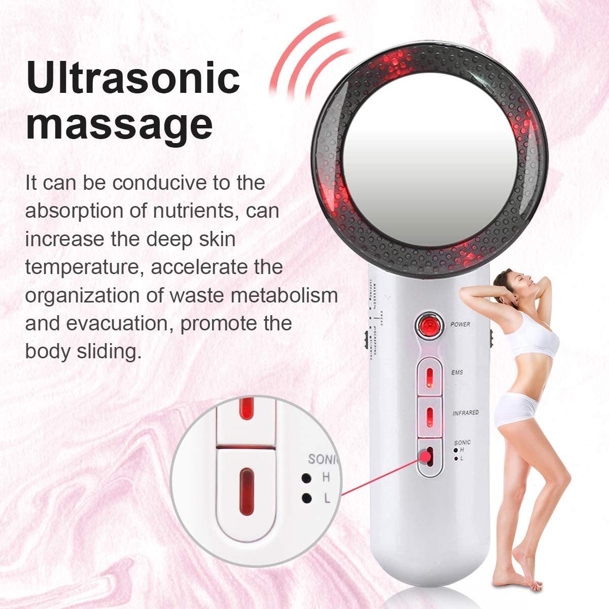 EMS Ultrasonic Infrared Cellulite cavitation machine celulite remover Body Slimming Machine