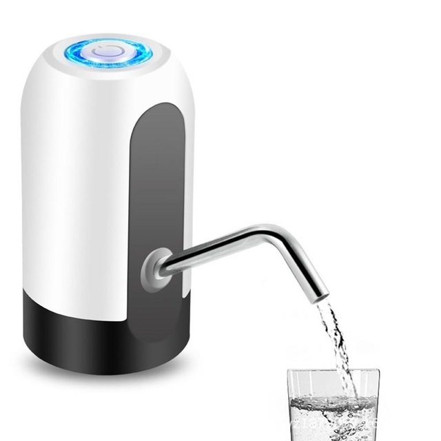 Water Jug Pump USB Charging Automatic Drinking Water Pump for Universal 3-5 Gallon Bottle