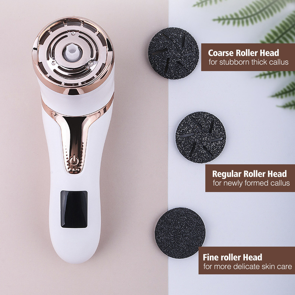 LCD Electric Foot Callus Remover USB Rechargeable Foot Scrubber Dead Skin Professional Pedicure Foot File