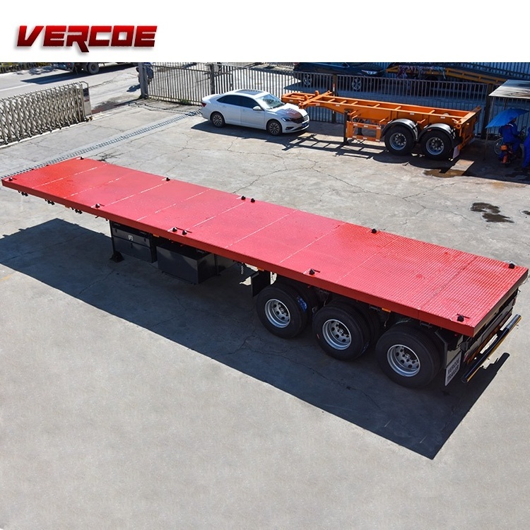 3 Axle 40 Foot Container Cargo Trailer Enclosed Trailers For Trucks From China Supplier