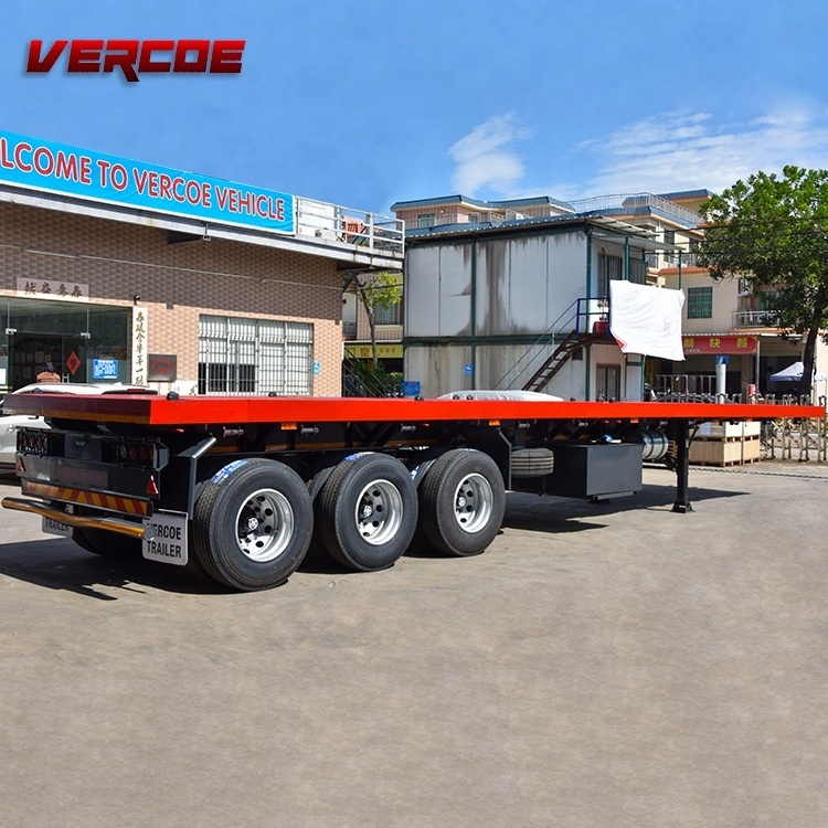 3 Axle 40 Foot Container Cargo Trailer Enclosed Trailers For Trucks From China Supplier