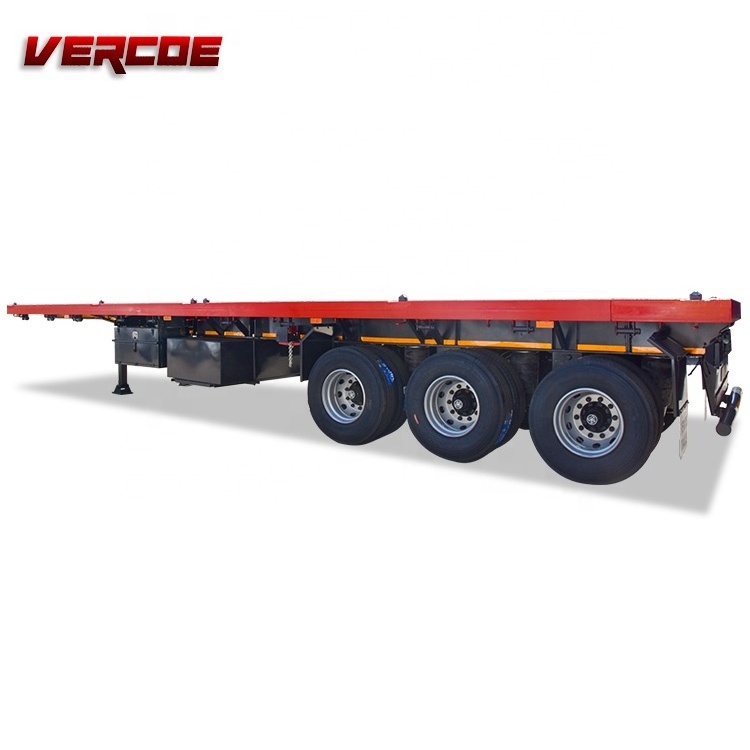 3 Axle 40 Foot Container Cargo Trailer Enclosed Trailers For Trucks From China Supplier