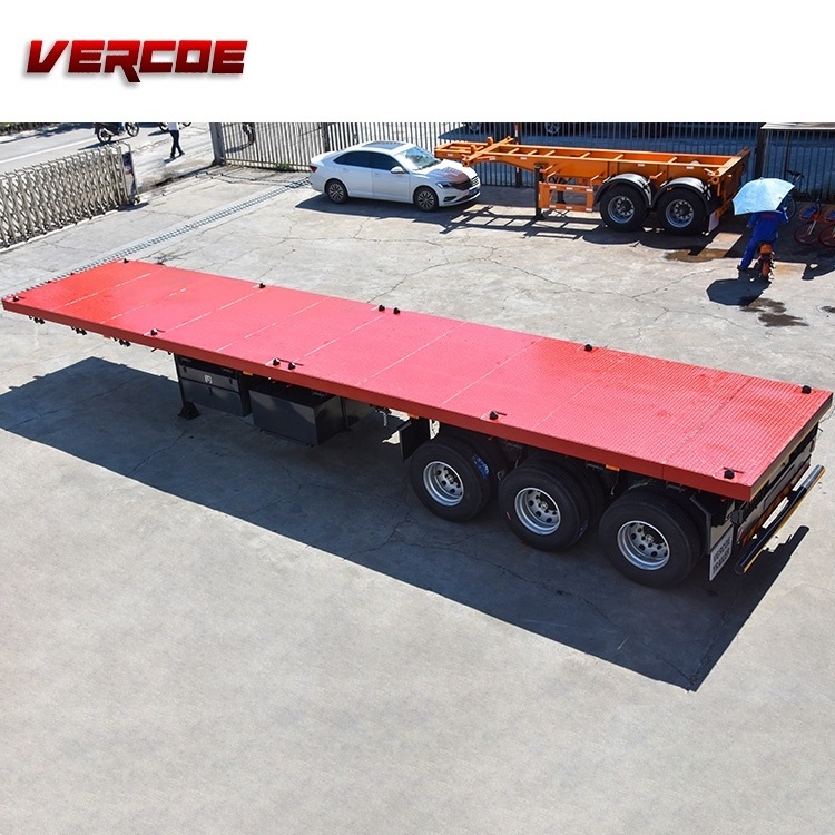 2 Axle 20 Ft 40 Ft Shipping Container Chassis With Gooseneck Skeleton Truck Frame Semi Trailer