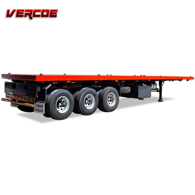 Best Quality Transporter Cargo Trailer Container Truck Enclosed Flatbed Trailer Semi Trailer