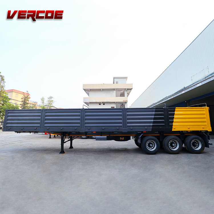 Side Wall Trailer Factory Direct 3 Axle Side Wall Enclosed Cargo Car Box Semi Trailer