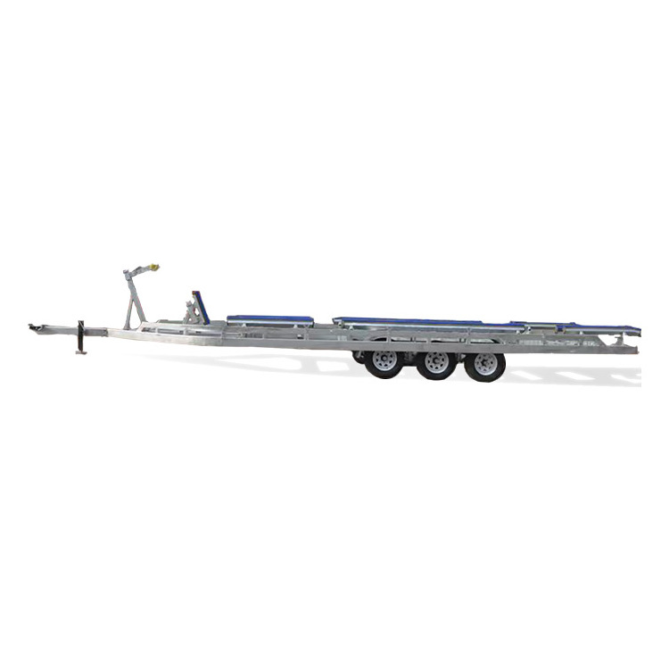 Powder Coated Black Or Galvanized Yacht Trailer Jet Ski Trailer Inflatable Boat Trailer