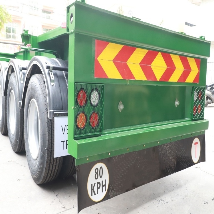 20ft 40ft Skeleton Trailer Container Skeleton Truck From China Manufacture