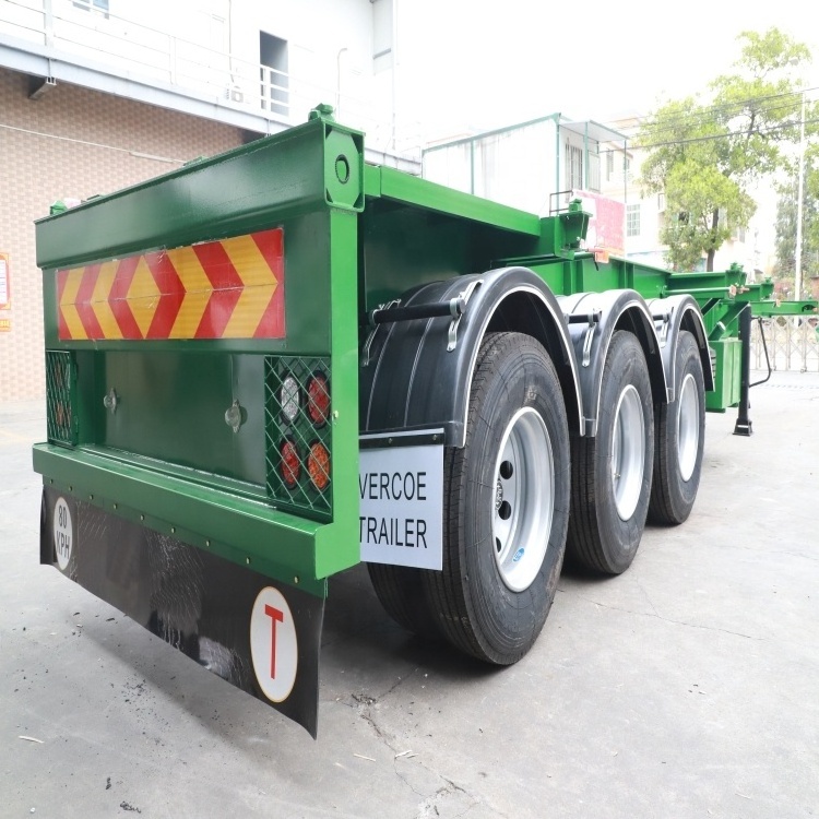 20ft 40ft Skeleton Trailer Container Skeleton Truck From China Manufacture