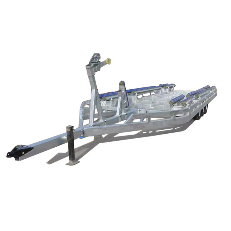 Powder Coated Black Or Galvanized Yacht Trailer Jet Ski Trailer Inflatable Boat Trailer