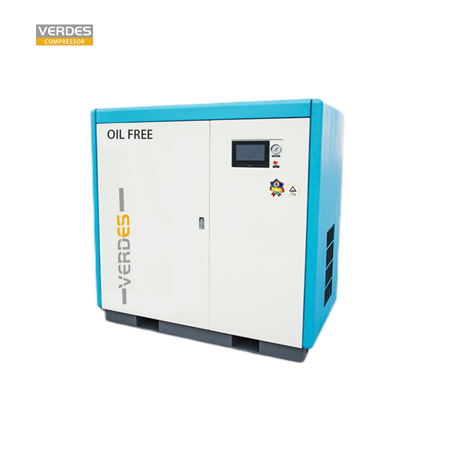 Energy Saving 22kw/30HP Industrial Fix Speed Rotary non oil Air Compressor &oil free Screw Air Compressor