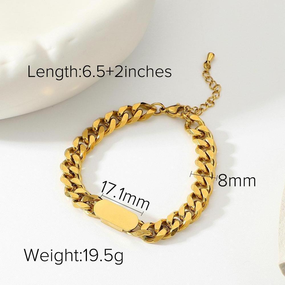 14K Gold Filled Hip Hop Stainless Steel 18K Gold Plated Miami Cuban Link Chain Cheap Necklace Jewelry In Bulk