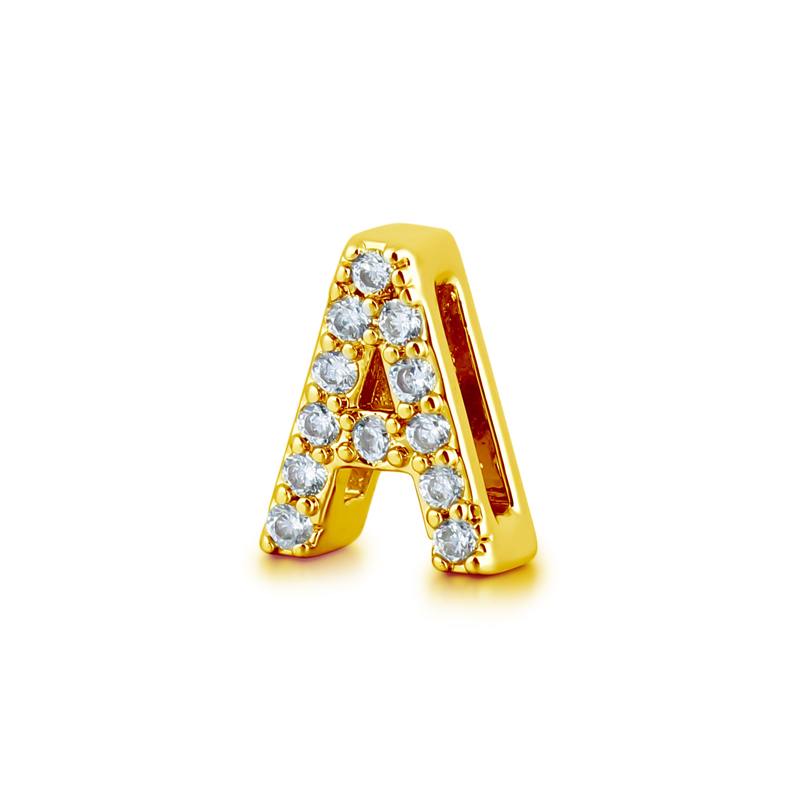 Wholesale Fashion Custom Stainless Steel Slide Metal Alphabet Designer Slider Letter Initial Charm Women Bangle Bracelet Jewelry