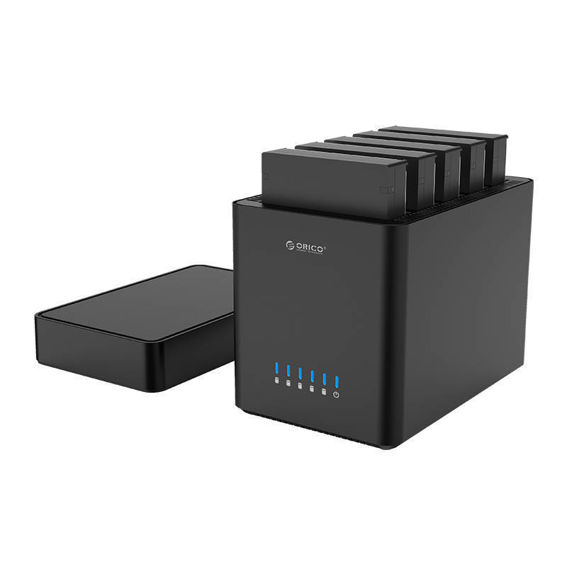 ORICO 3.5 Inch USB3.0 5Gbps 50TB SATA External 5 Bay Magnetic Hard Disk HDD Enclosure Support UASP DS500U3