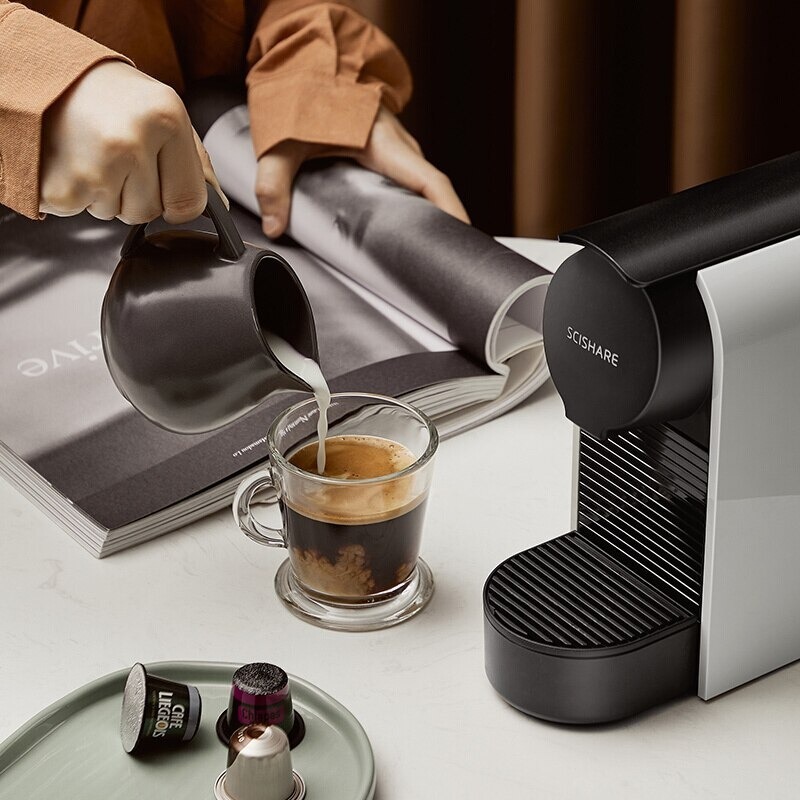 SCISHARE Automatic Mini Capsule Coffee Machine for Nespresso - S1104  Coffee Maker for home and office use