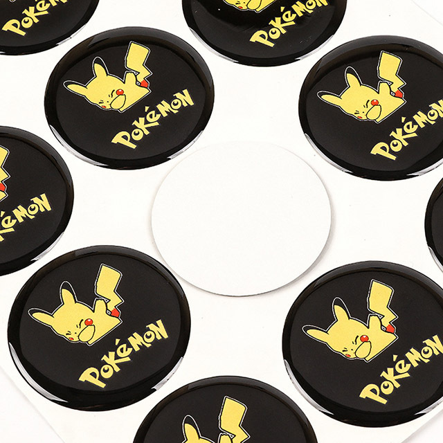 High quality clear cosmetic labels polyurethane resin dome labels 3d printing epoxy resin label