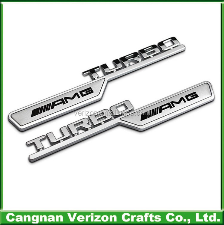 custom ABS plastic chrome plated emblems Silver Chrome car emblems