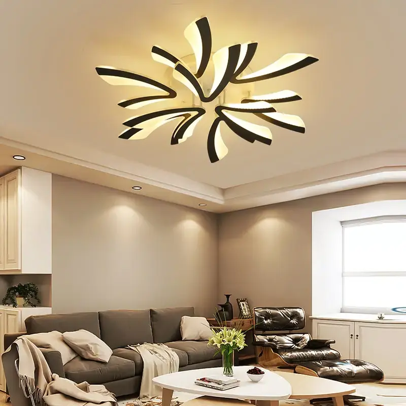 Modern led Chandelier For Living room decoration Bedroom Study Room AC90-265V home decor ceiling chandelier lighting fixtures