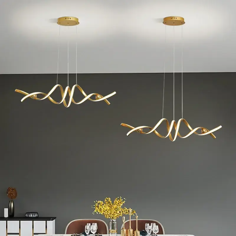 Modern Led pendant lights for livingroom Bedroom dining room kitchen pendant Lamp light Fixtures Gold/Black luminaire suspendu