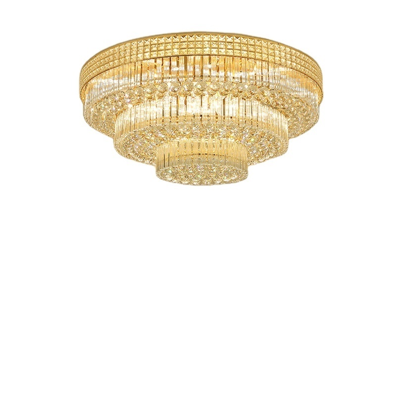 Modern decorative fixtures large round flush indoor ceiling lamp crystal led ceiling light for living room decorative lighting fixture Bedroom ceiling light