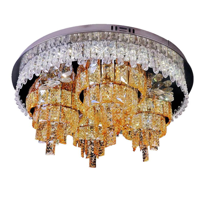 Modern Lights Indoor Decoration Luxury Crystal Ceiling Light Fixtures 400Mm Ceiling Light Flush Mount Ceiling Lamp