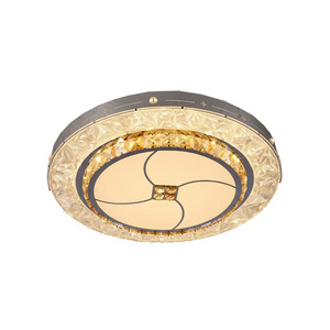 Modern Design Indoor Ceiling Lamps 3 Color Changeable Crystal Led Ceiling Light Decorative Lighting Fixture