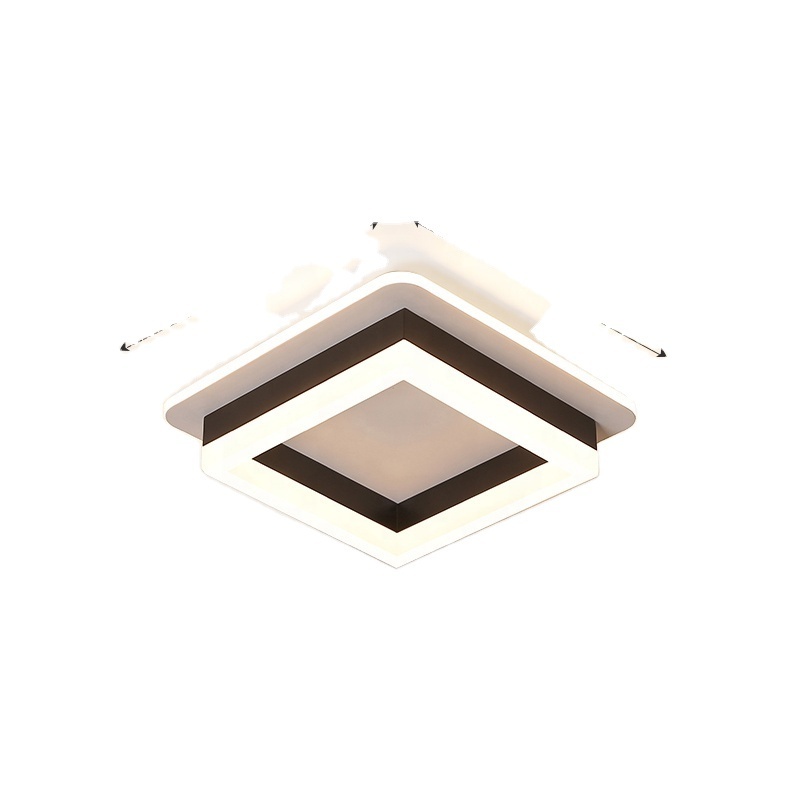 2022 Newest Modern Nordic light fixtures pop square acrylic lamp ceiling home decoration Hallway Corridor LED Ceiling Light decorative lighting fixture