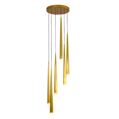 Nordic Style Modern Chandeliers Long Line Minimalist Ins Creative Bar Hanging Light long Small Chandelier for Bedroom Bedside