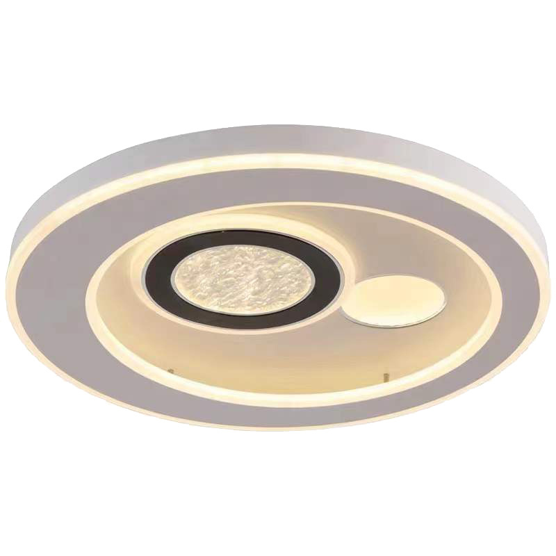 Acrylic Ceiling Lamp Elegant Appearance Metal And Gift Frame Led Round Surfaced Mounted Light Ceiling Modern Lights Fixtures