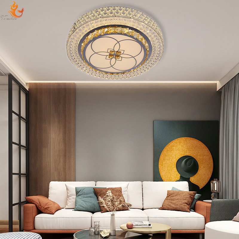 Luxury LED Modern Simple Living Room Light Ceiling Lamp Atmospheric Home Bedroom With Remote Control