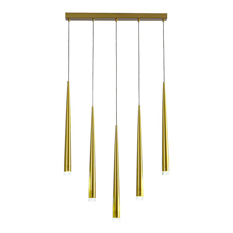 Nordic Style Modern Chandeliers Long Line Minimalist Ins Creative Bar Hanging Light long Small Chandelier for Bedroom Bedside